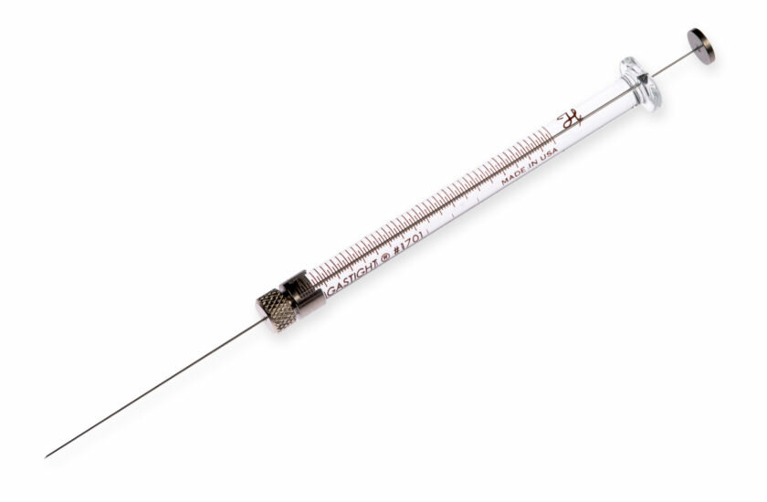 Gastight microliter syringe (1700 series) with removable blunt needle